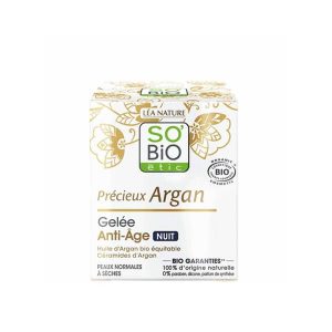 SO BIO PRÉCIEUX ARGAN GELÉE DE NUIT para kmc tunisie