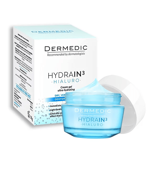 DERMEDIC HYDRAIN 3 GEL CRÈME ULTR-HYDRATING 50G para kmc tunisie
