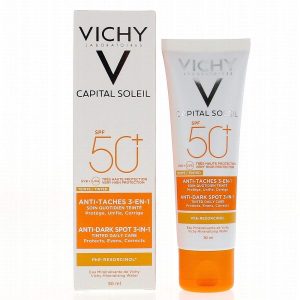 VICHY CAPITAL SOLEIL Soin anti-taches teinté 3-en-1 SPF50+ para kmc tunisie