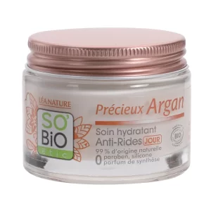 SO BiO Précieux Argan Soin Hydratant Anti-Rides Jour 50ML para kmc tunisie