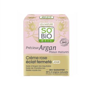 SO BiO Précieux Argan Crème Rose Éclat Fermeté Jour 50ML para kmc tunisie